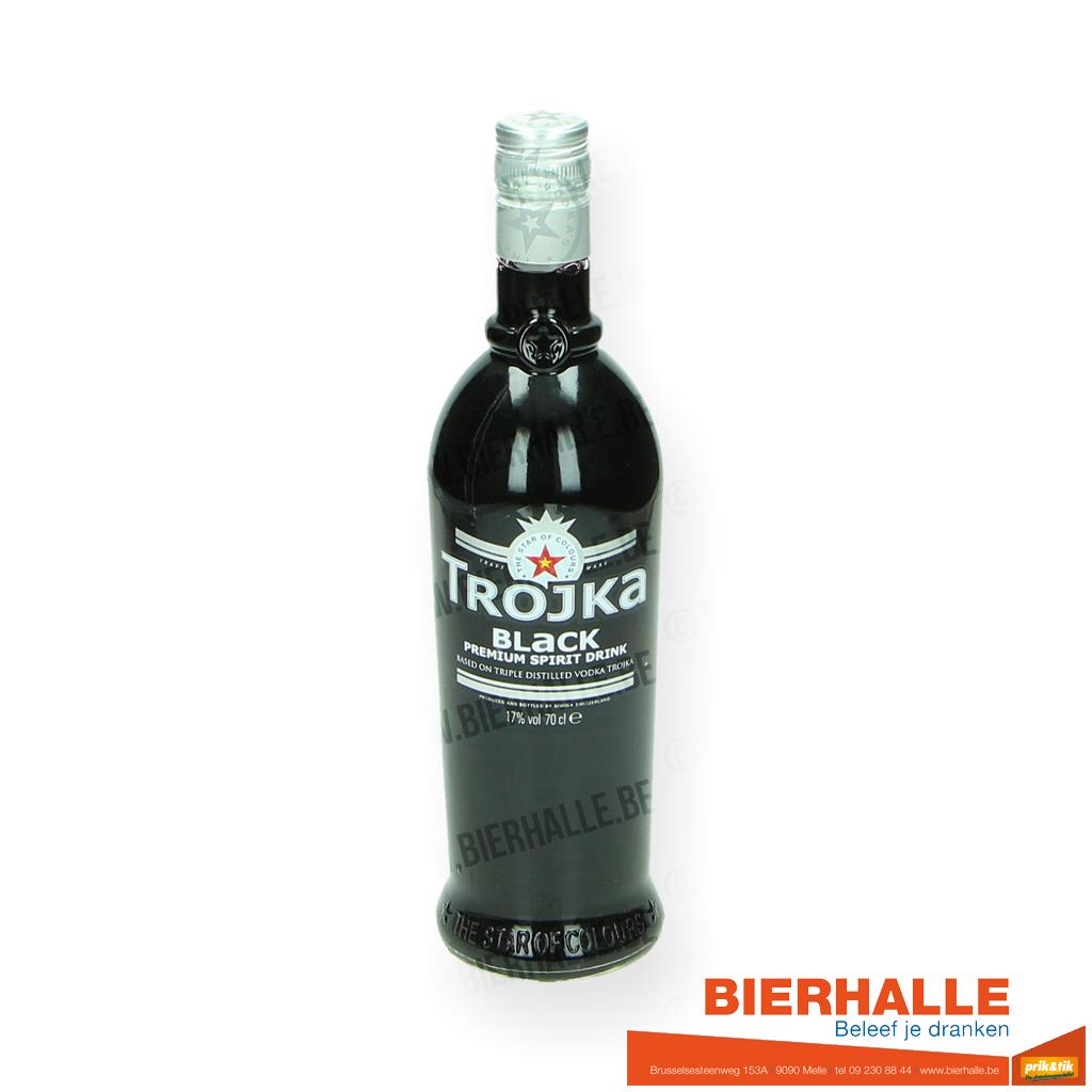 VODKA TROJKA BLACK 70CL 17%