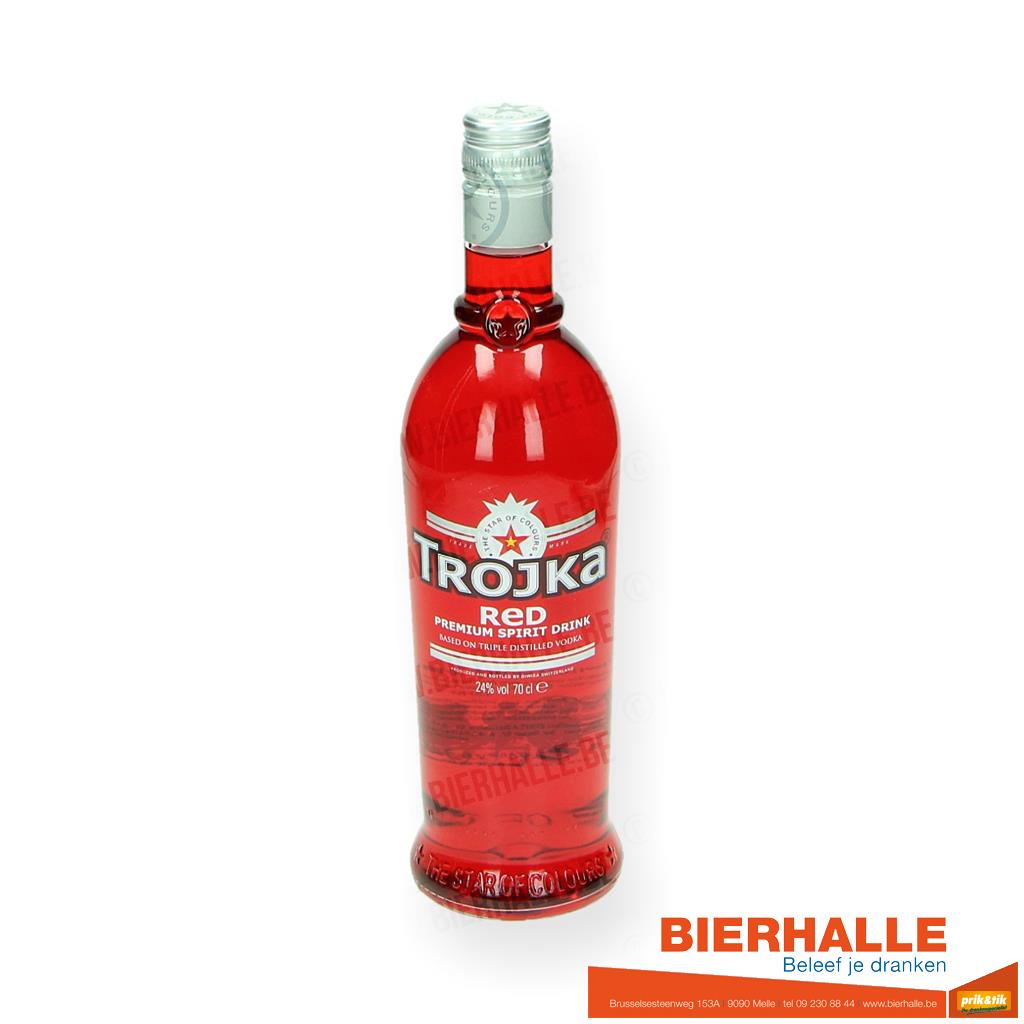 VODKA TROJKA RED 70CL 24%