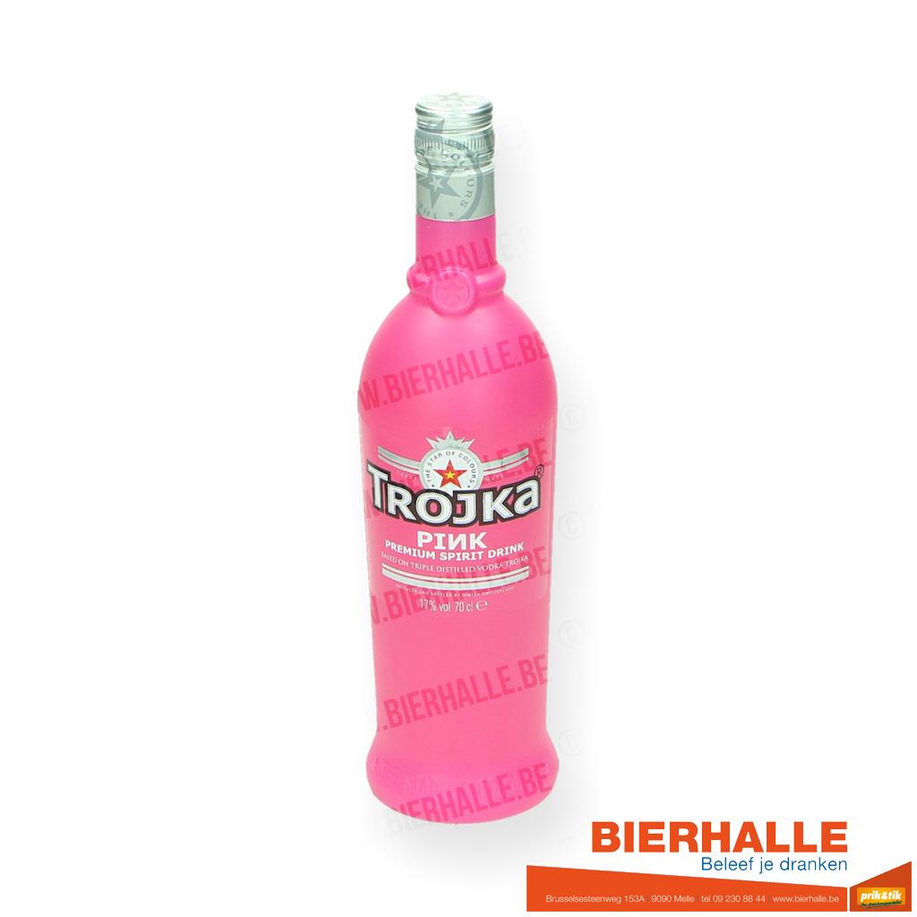 VODKA TROJKA PINK 70CL 17%