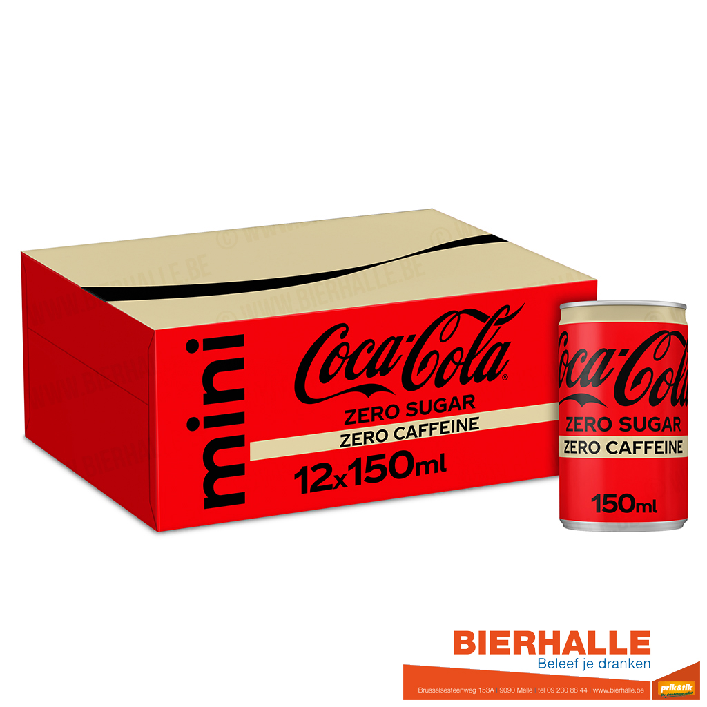 COKE ZERO CAFFEINE 15CL BLIK
