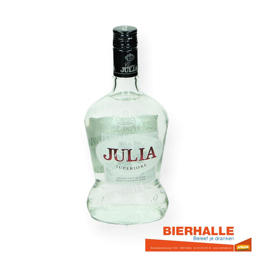 GRAPPA JULIA WIT 70CL 38% BLANCHE