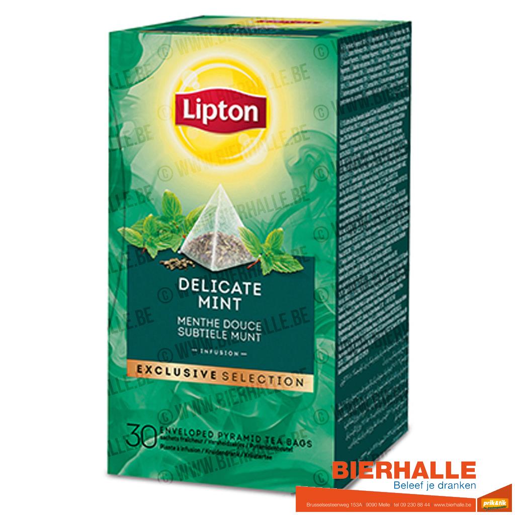 LIPTON DELICATE MINT 25STUKS