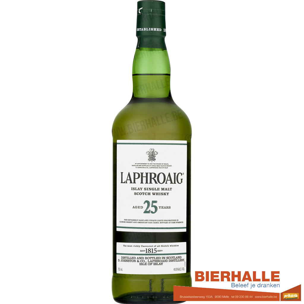 WHISKY LAPHROAIG 25Y 70CL 51.9%