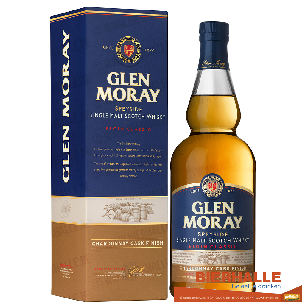 WHISKY GLEN MORAY CHARDONNAY CASK FINISH 70CL 40%