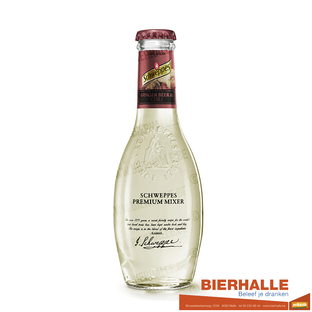 SCHWEPPES GINGER BEER CHILI 20CL PREMIUM MIXER