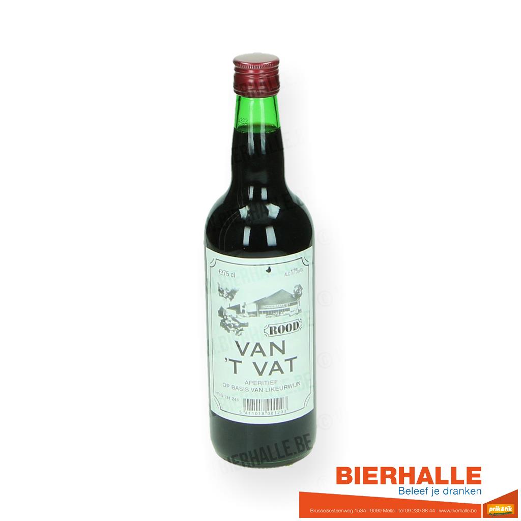 VAN 'T VAT ROOD 75CL 17%