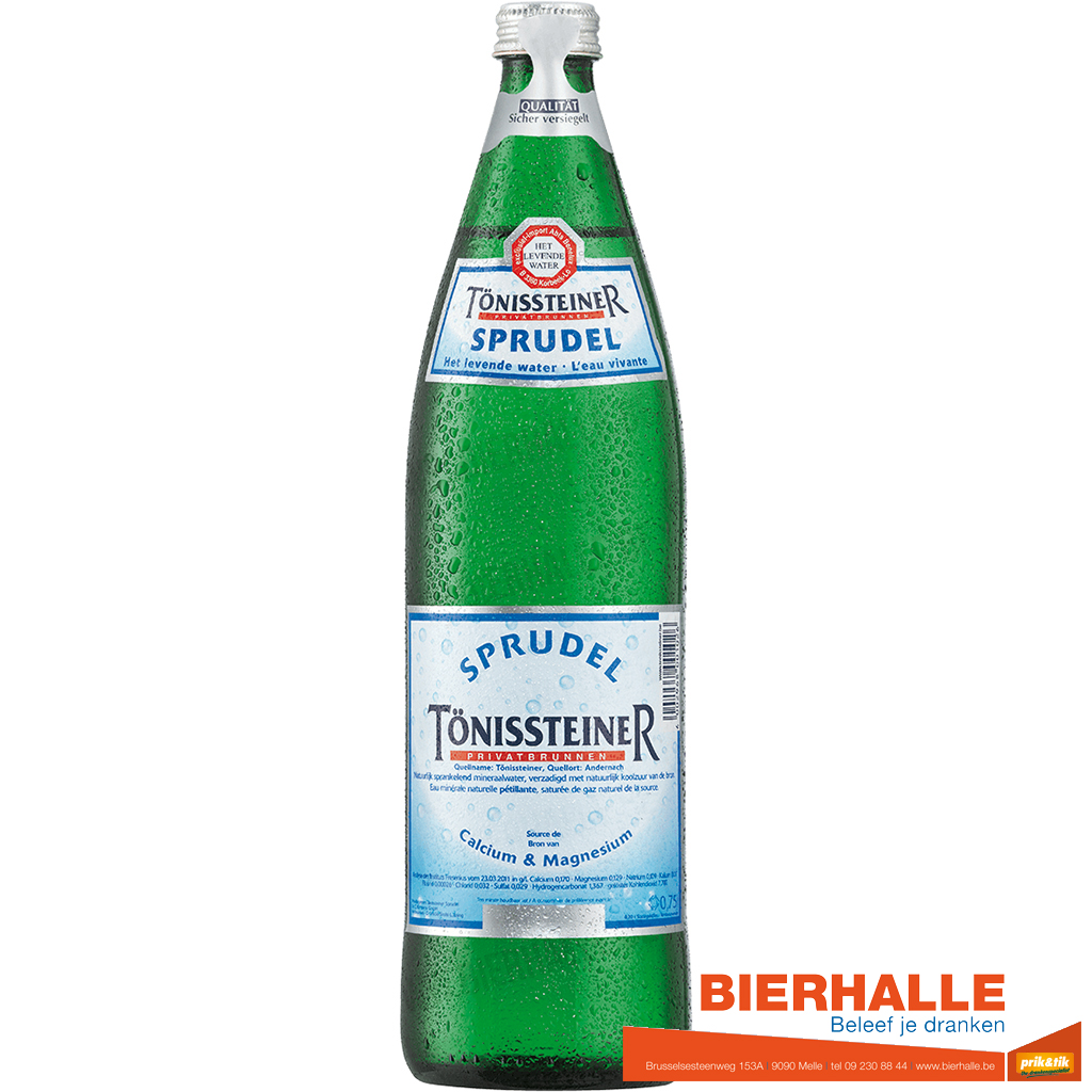 TONISSTEINER SPUIT 75CL *GLAS