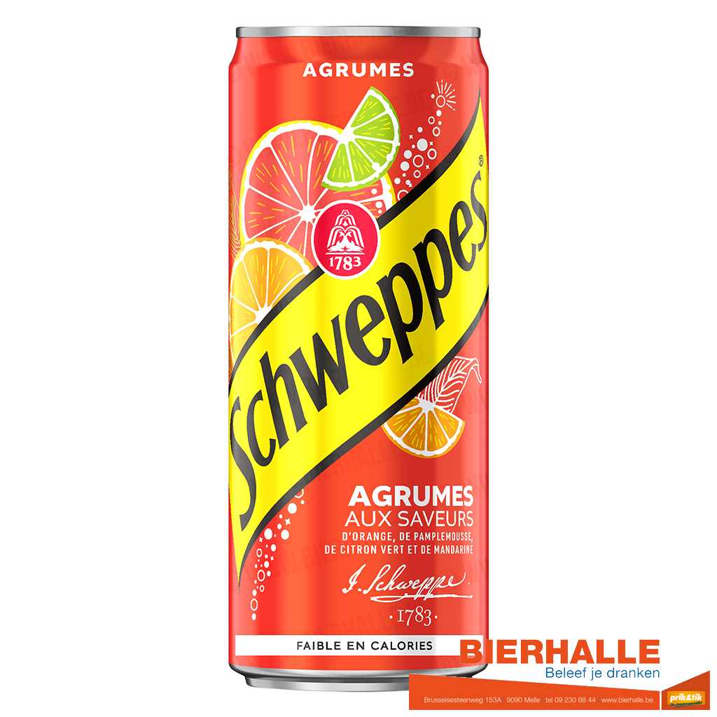 SCHWEPPES AGRUM 33CL BLIK