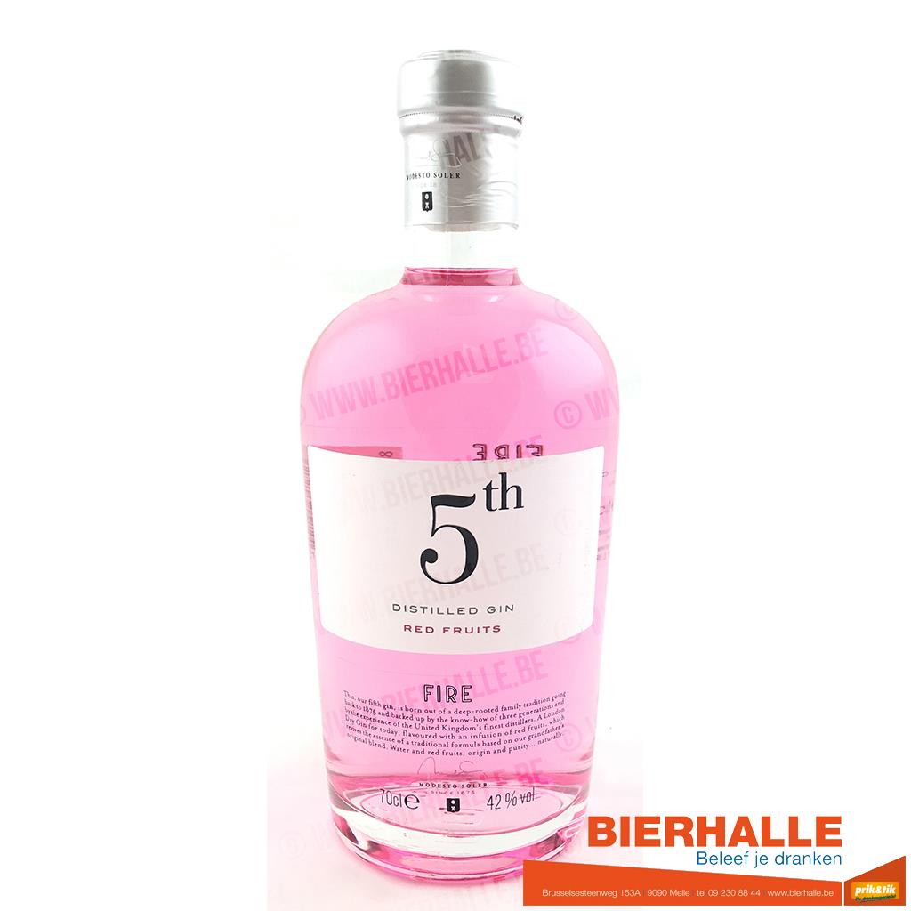 GIN 5TH RED FRUITS 70CL-42%