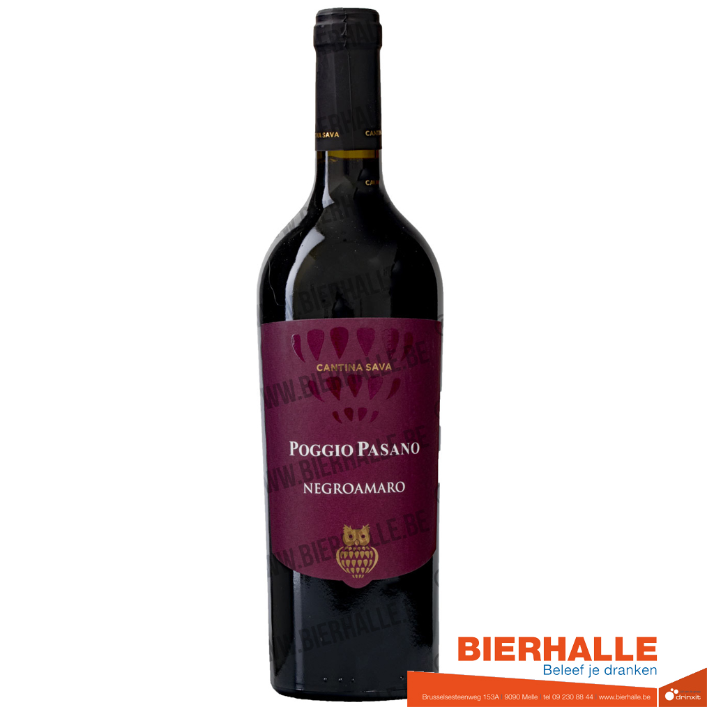 POGGIO PASANO NEGROAMARO.75CL PUGLIA*IT *2020