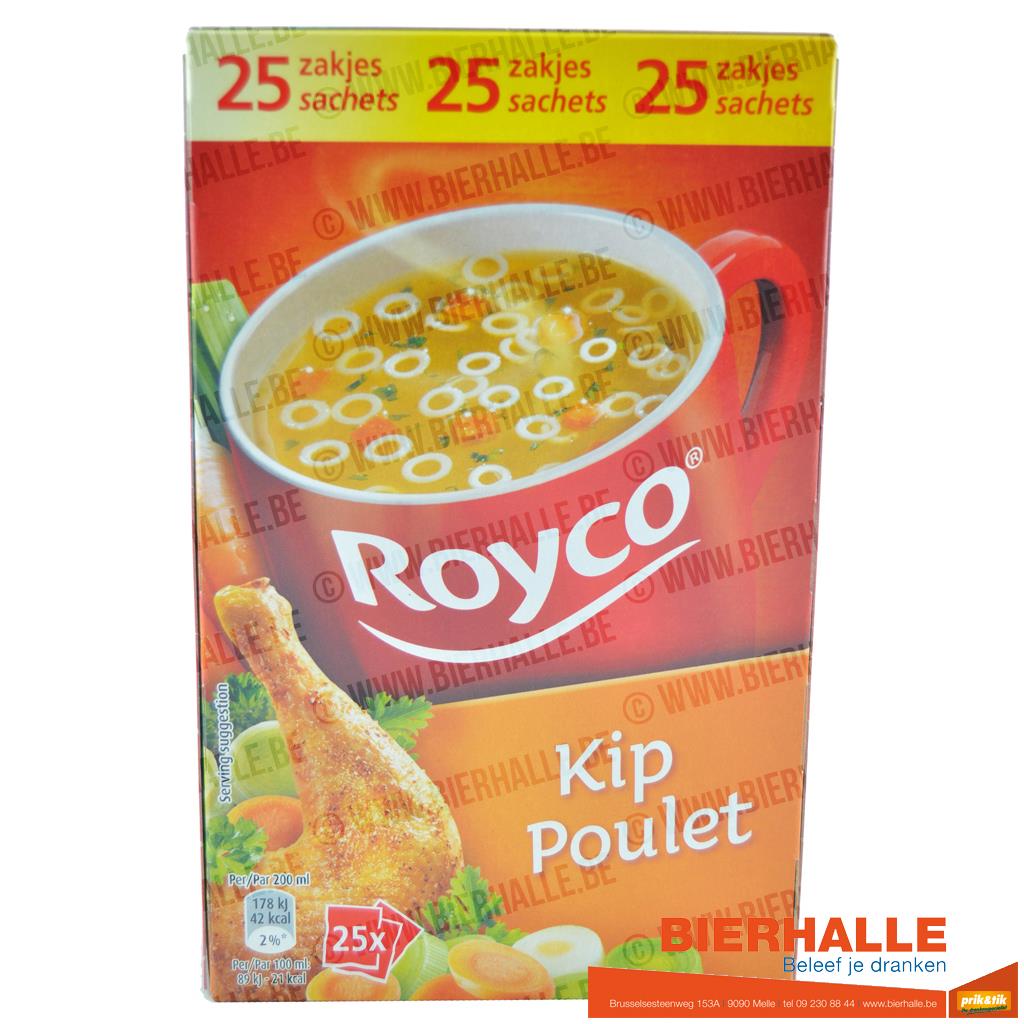 ROYCO MINUTE SOUP KIP 25 STUKS