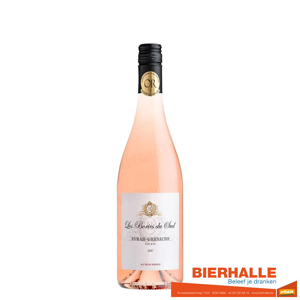 ROSE LES BORIES DU SUD SYRAH-GRENACHE 75CL *2021