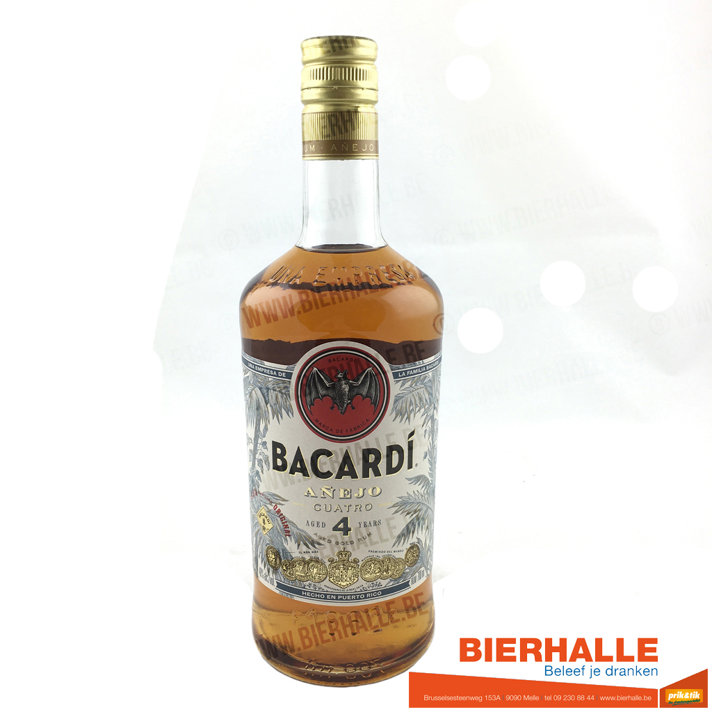 RUM BACARDI ANEJO CUATRO 70CL 40%