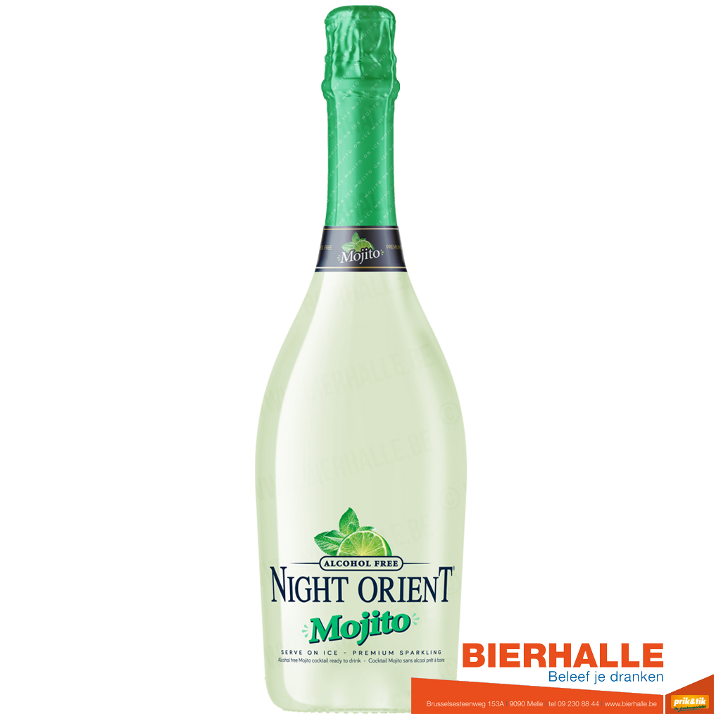 NIGHT ORIENT MOJITO 75CL *ALCOHOLVRIJ