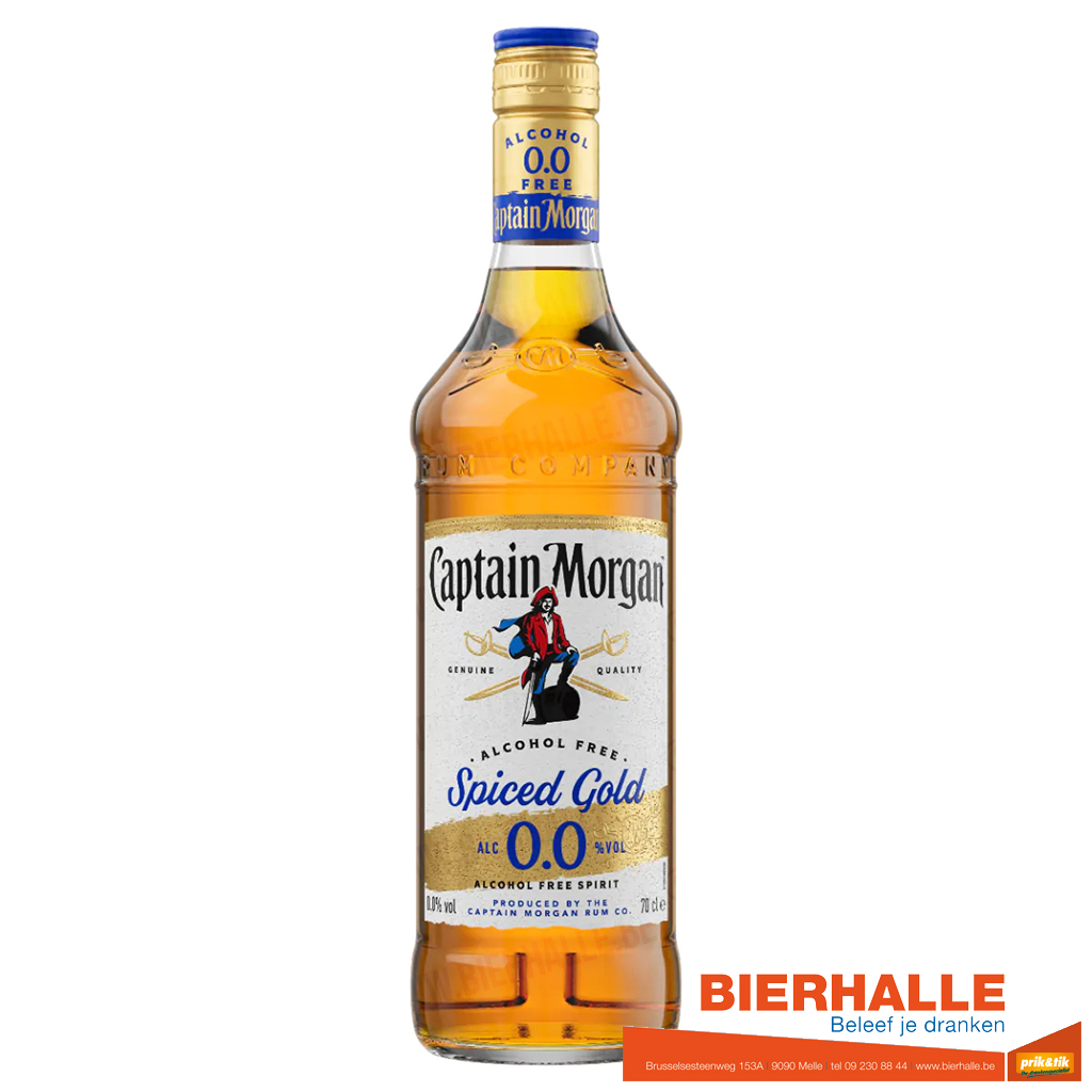 RUM CAPTAIN MORGAN 0% 70CL *SPICED GOLD