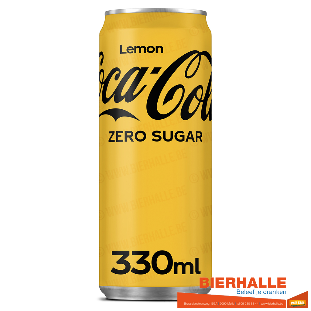 COLA ZERO LEMON 33CL BLIK