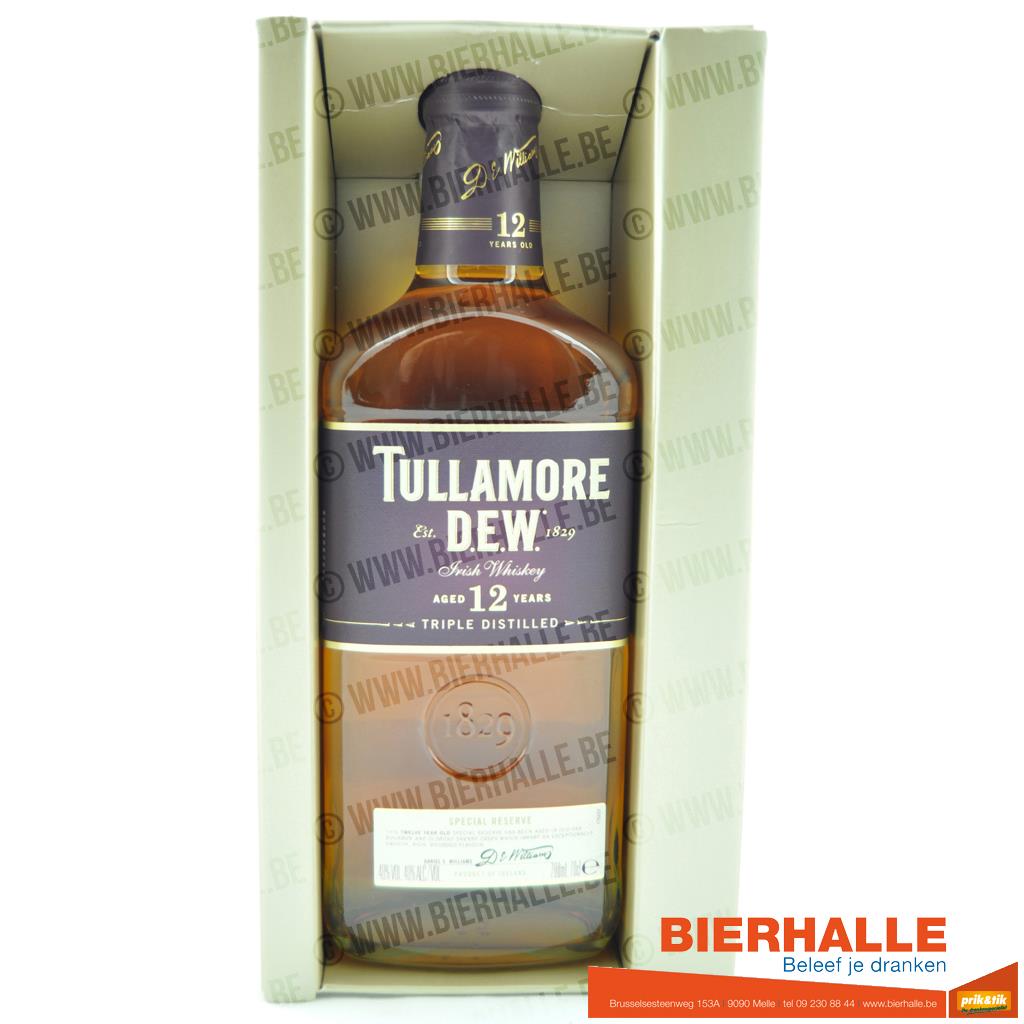 WHISKEY TULLAMORE DEW 12 YEARS TRIPLE DISTILLED 