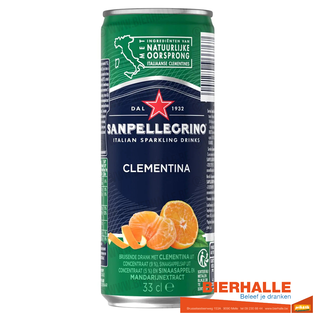 SAN PELLEGRINO CLEMENTINA 33CL BLIK