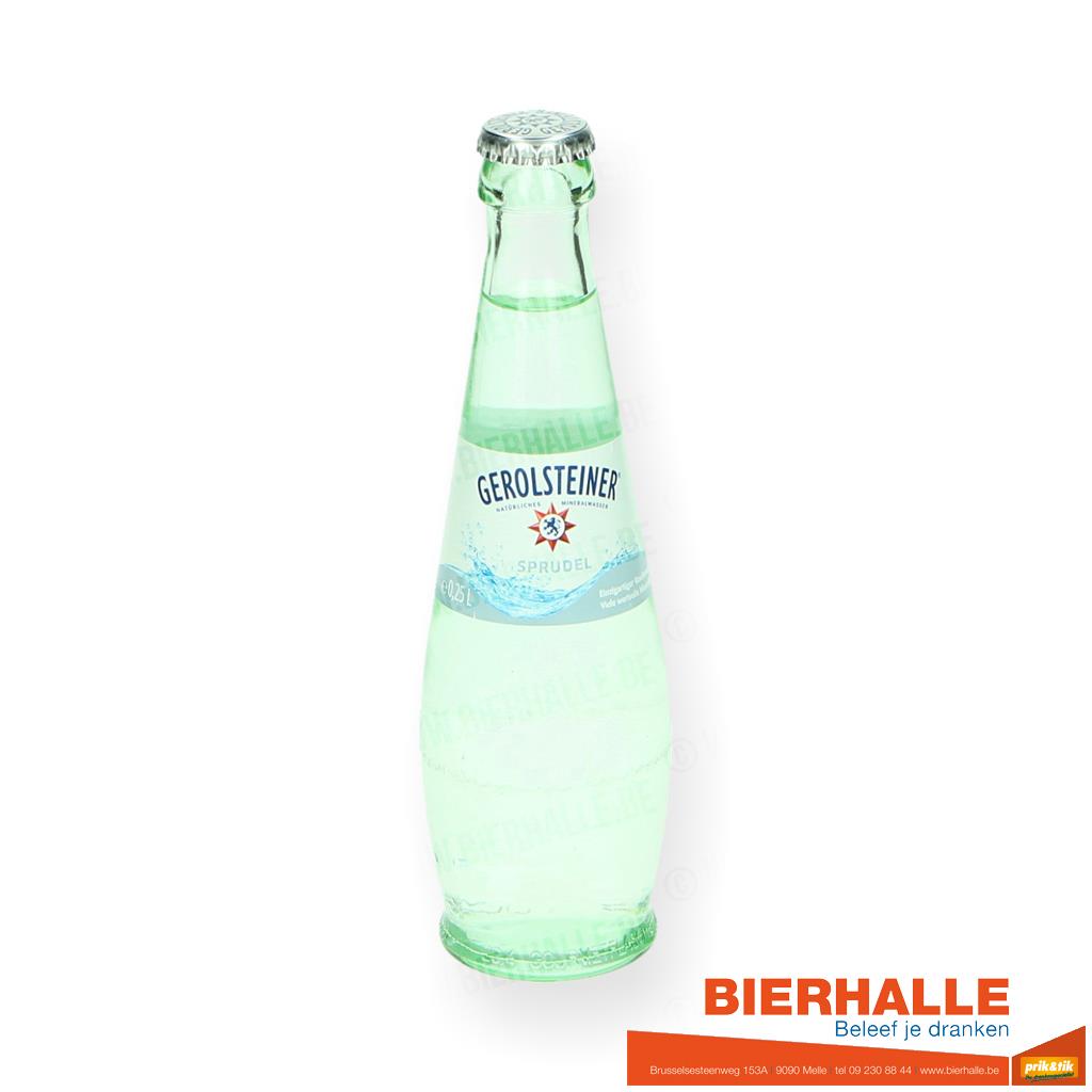 GEROLSTEINER SPRUDEL 25CL *SPUIT 