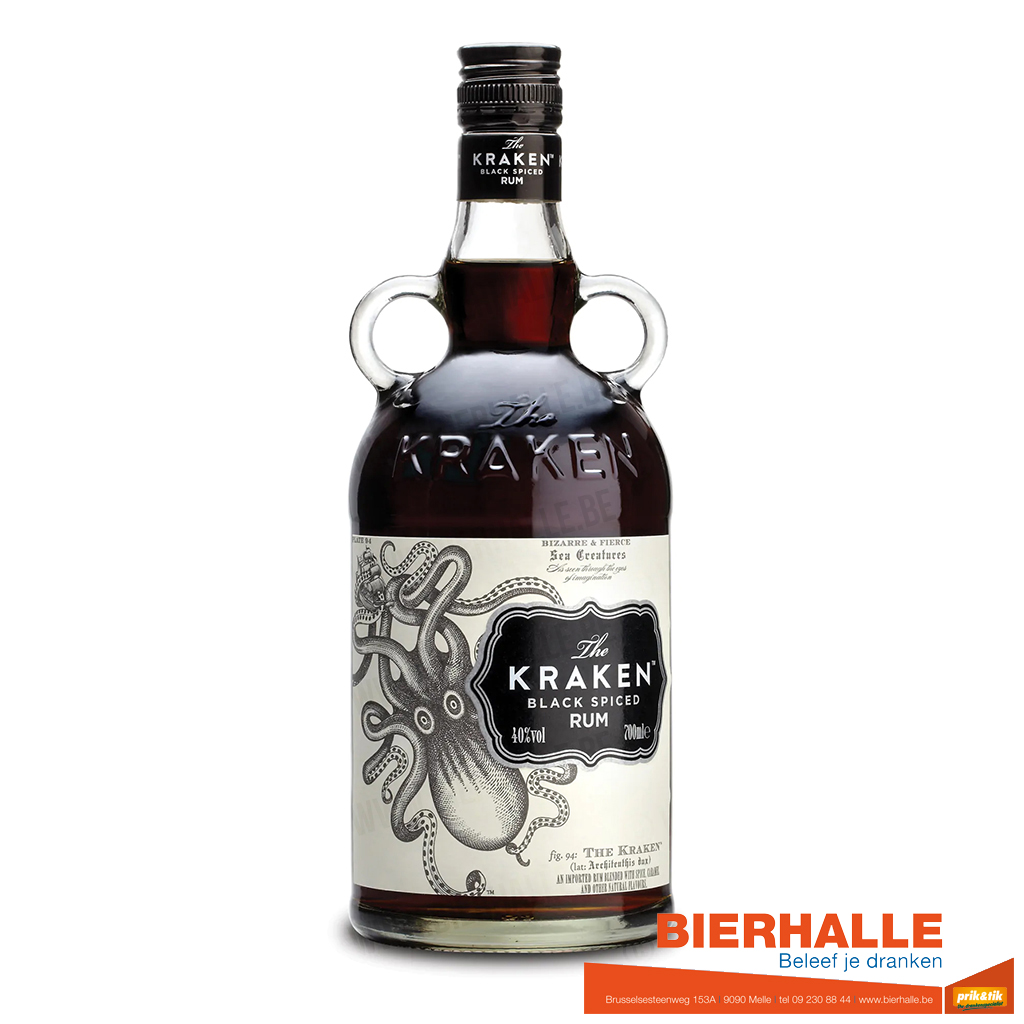 RUM KRAKEN BLACK SPICED 70CL 40%