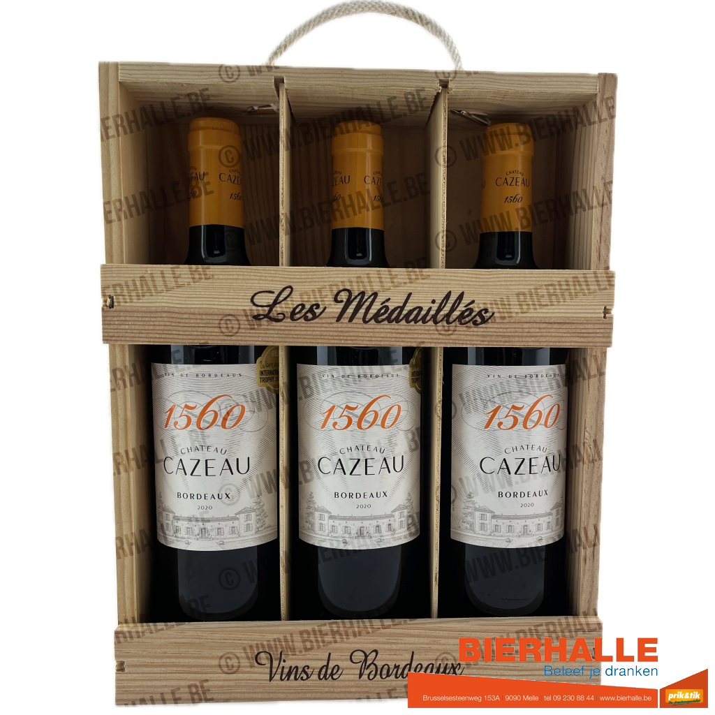 KIST CHATEAU CAZEAU 3X75CL BORDEAUX 1560 *18