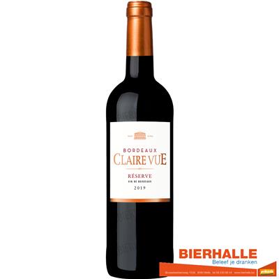 CLAIRE VUE BORDEAUX 75CL *ROOD