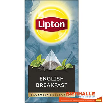 LIPTON ENGLISH BREAKFAST BLACK TEA 25 STUKS