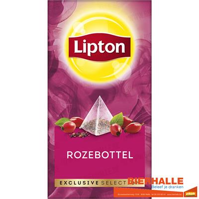 LIPTON ROSEHIP 25ST ROZEBOTTEL