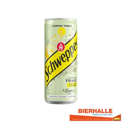 SCHWEPPES LEMON TONIC 33CL BLIK