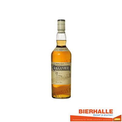 WHISKY CRAGGANMORE SINGLE MALT 12 YEARS OLD 70CL 