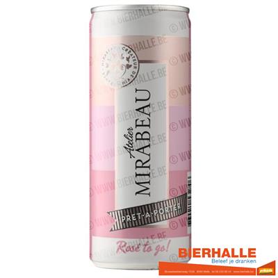 ROSE ATELIER MIRABEAU 25CL BLIK