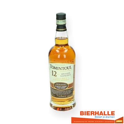 WHISKY TOMINTOUL SPEYSIDE GLENLIVET 12Y 40% 70CL