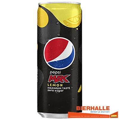 PEPSI ZERO COOL LEMON 33CL BLIK