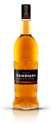 RUM TANDUAY GOLD   70CL - 40% ASIAN RUM FILIPINO