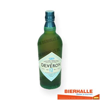 WHISKY THE DEVERON 12YEARS 70CL-40% SINGLE MALT 