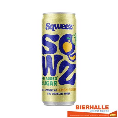 SQWEEZ LEMON GINGER BIO 25CL BLIK 