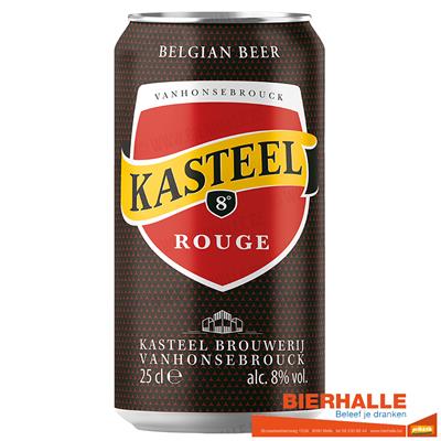 KASTEELBIER ROUGE 25CL BLIK