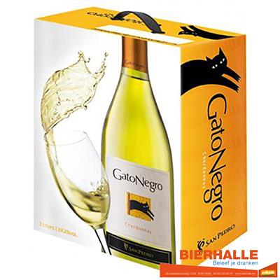 BAG-IN-BOX GATO NEGRO CHARDONNAY 3L CHILI