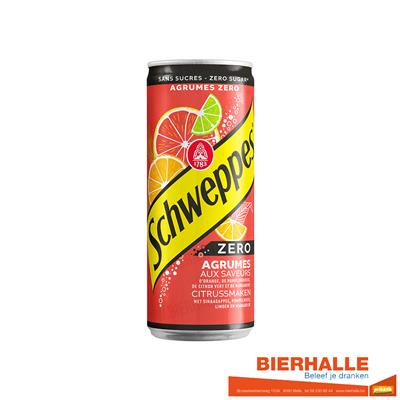 SCHWEPPES AGRUM ZERO 33CL BLIK