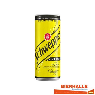 SCHWEPPES TONIC ZERO 33CL *BLIK