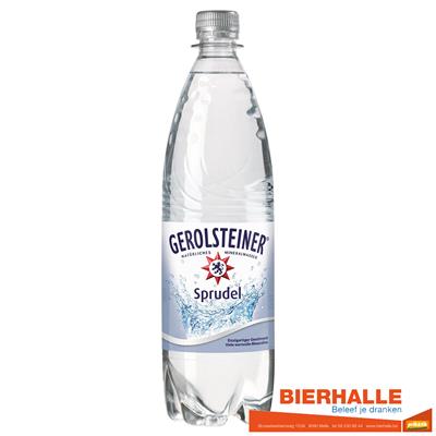 GEROLSTEINER SPRUDEL 1L *PET *SPUIT *AANGEREKEND