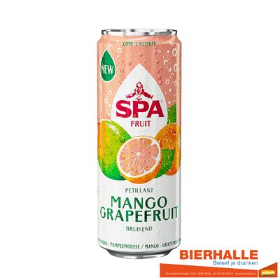 SPA FRUIT SPARKLING MANGO GRAPEFRUIT 25CL BLIK