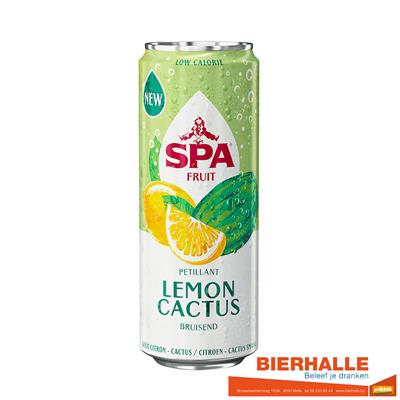 SPA FRUIT SPARKLING LEMON CACTUS 25CL BLIK