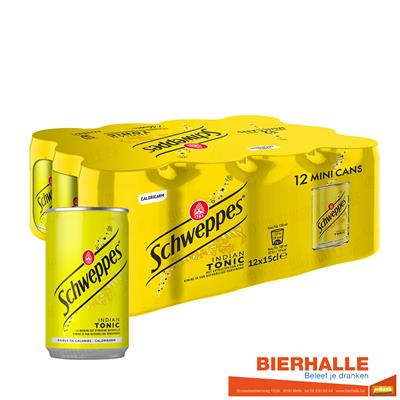 SCHWEPPES TONIC 15CLX12 BLIK