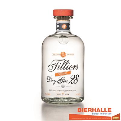 GIN FILLIERS TANGERINE 50CL 43,7% DRY 28