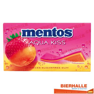 MENTOS GUM AQUA STRAWB.26G *14ST *10009847*