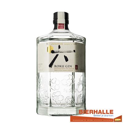 GIN ROKU JAPANSE GIN 70CL 43%