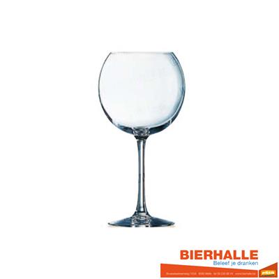 GLAS WIJN BALLON 58CL VINERY BLACK