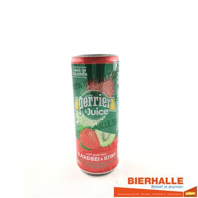 PERRIER & JUICE AARDBEI-KIWI 25CL *BLIK