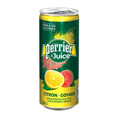 PERRIER & JUICE CITROEN-GUAVE 25CL *BLIK